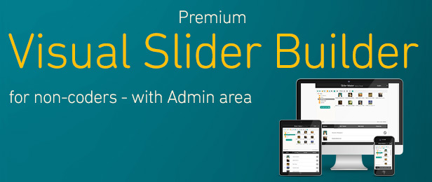 Premium Visual Slider Builder for non-coders with Admin Area